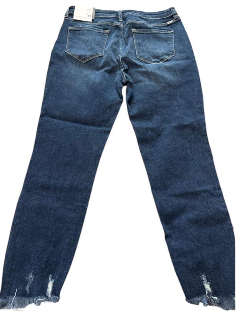 NWT KanCan Dark Blue Skinny Jeans | Size 13/30 | Button-Fly | Sleek & Flattering - Picture 2 of 7